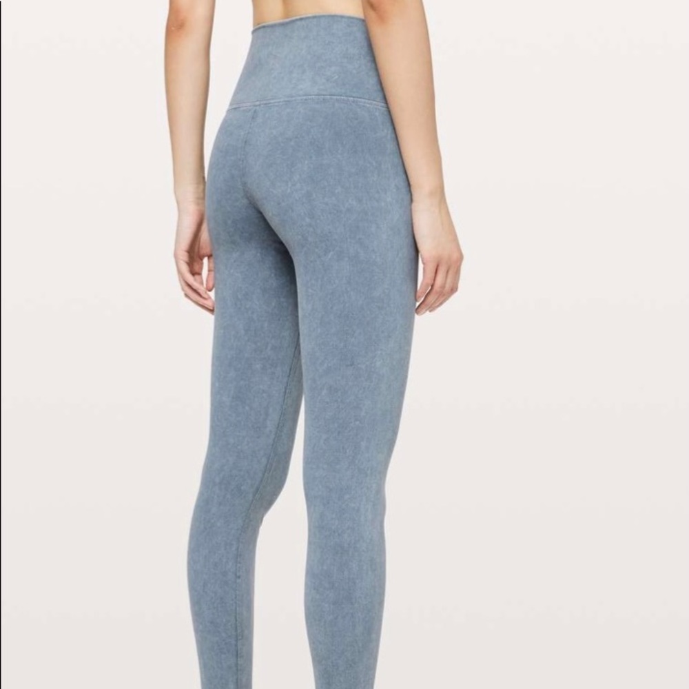 Lululemon Wunder Under High-Rise Tight 25" luxtreme Washed Moon Blue 4